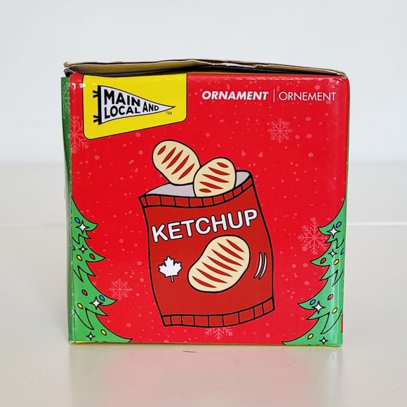 Main and Local Holiday Free Canadian Ketchup Chips Christmas Ornament By Main And Local